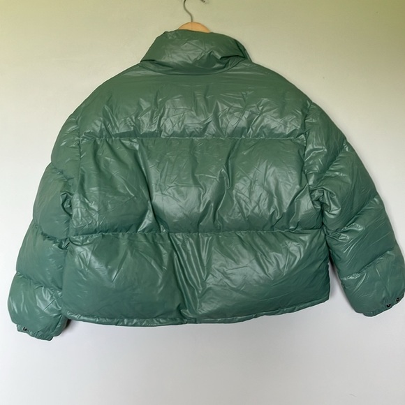 Maje Green down jacket with Clover patch - Picture 14 of 14